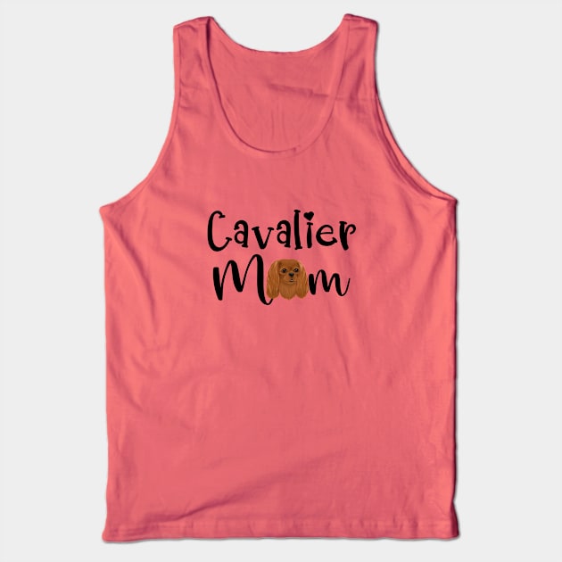 Ruby Cavalier King Charles Spaniel Mom Tank Top by Cavalier Gifts